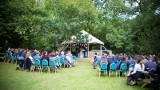 Outdoor ceremony at Cornish Tipi Weddings