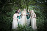 woodland bride at Cornish Tipi Weddings
