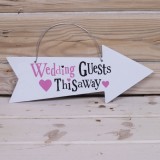 Wedding Guest Arrow Sign