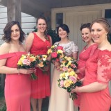 Bridal party hairstyling