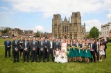 Wells Cathedral as a backdrop
