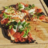 Wood fire pizza