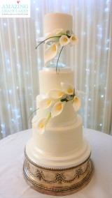 Calla Lily Wedding Cake