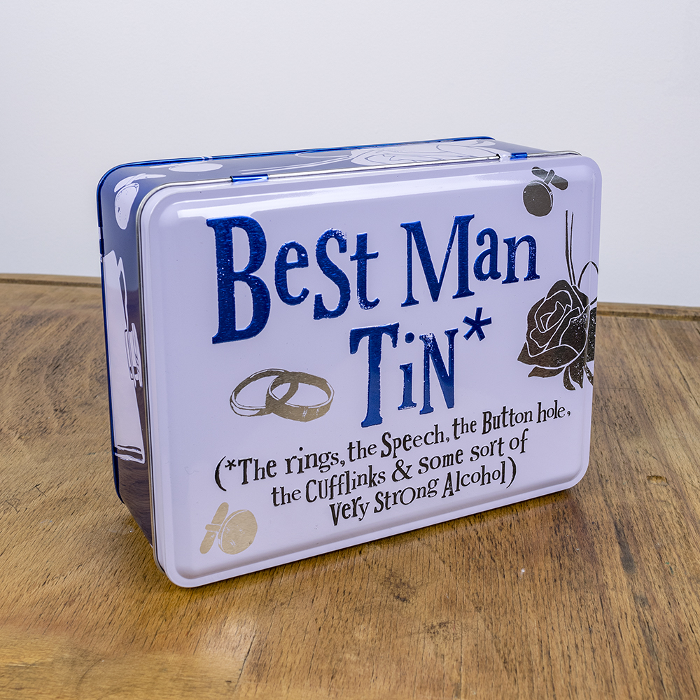 Best Mans Tin